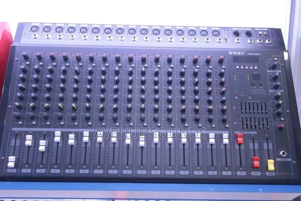 Max Powered Mixer 16 Channels Professional Mixer