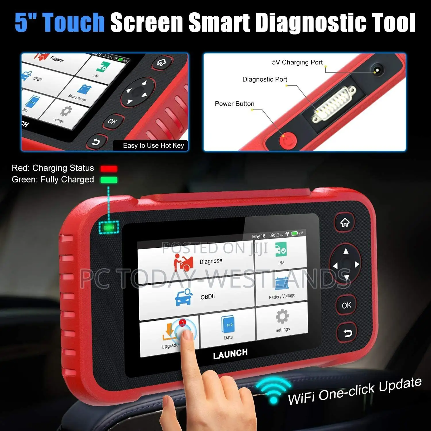 Launch X431 Crp129i V2.0 Obd2 Car Diagnostic Scanner Tool