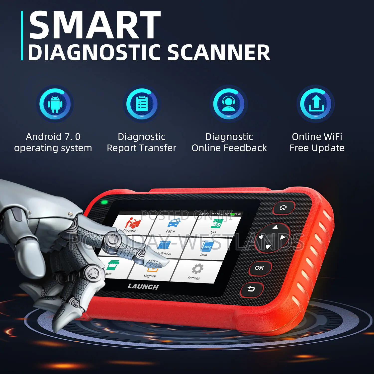 Launch X431 Crp129i V2.0 Obd2 Car Diagnostic Scanner Tool