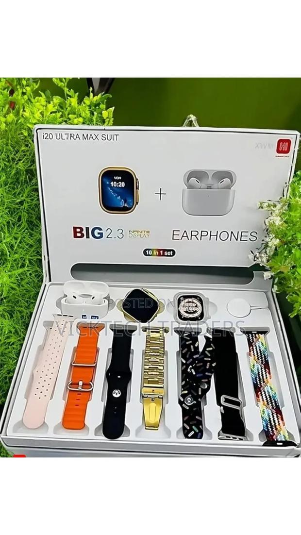 Smart Watch I20 Ultra MAX Suit 10 In1 Set