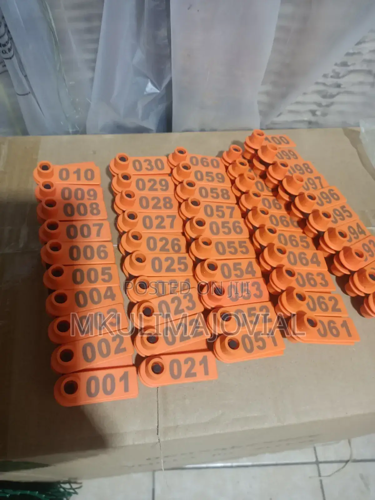 100pcs Tags Plastic