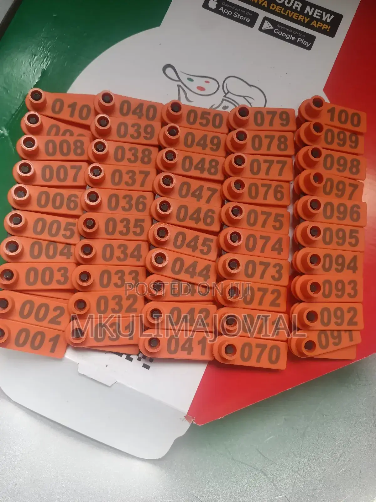 Slim Numbered (Brand New) Tags New