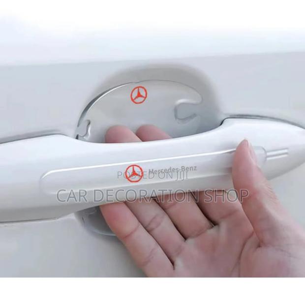 8pc Mercedes Logo Antiscratch Handle/Bowl Stickers