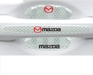 Colourless 8pc Mazda Branded Door Handle Stickers