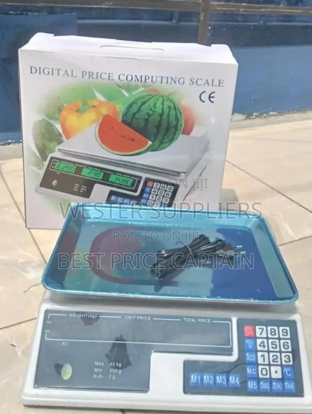 Acs 40kg Armless Digital Computing Scale - main view