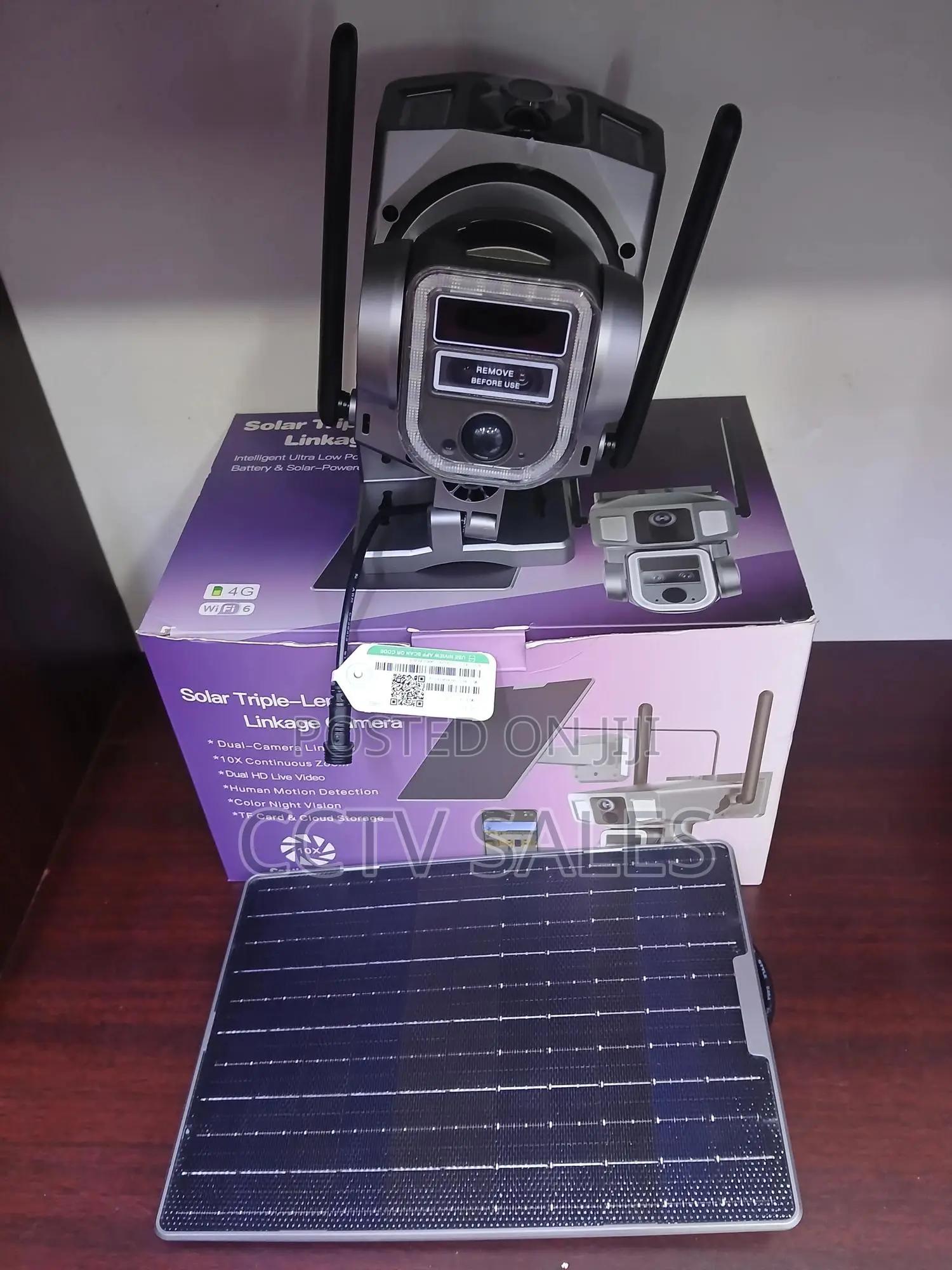 Solar Tripple Lens Linkage Camera