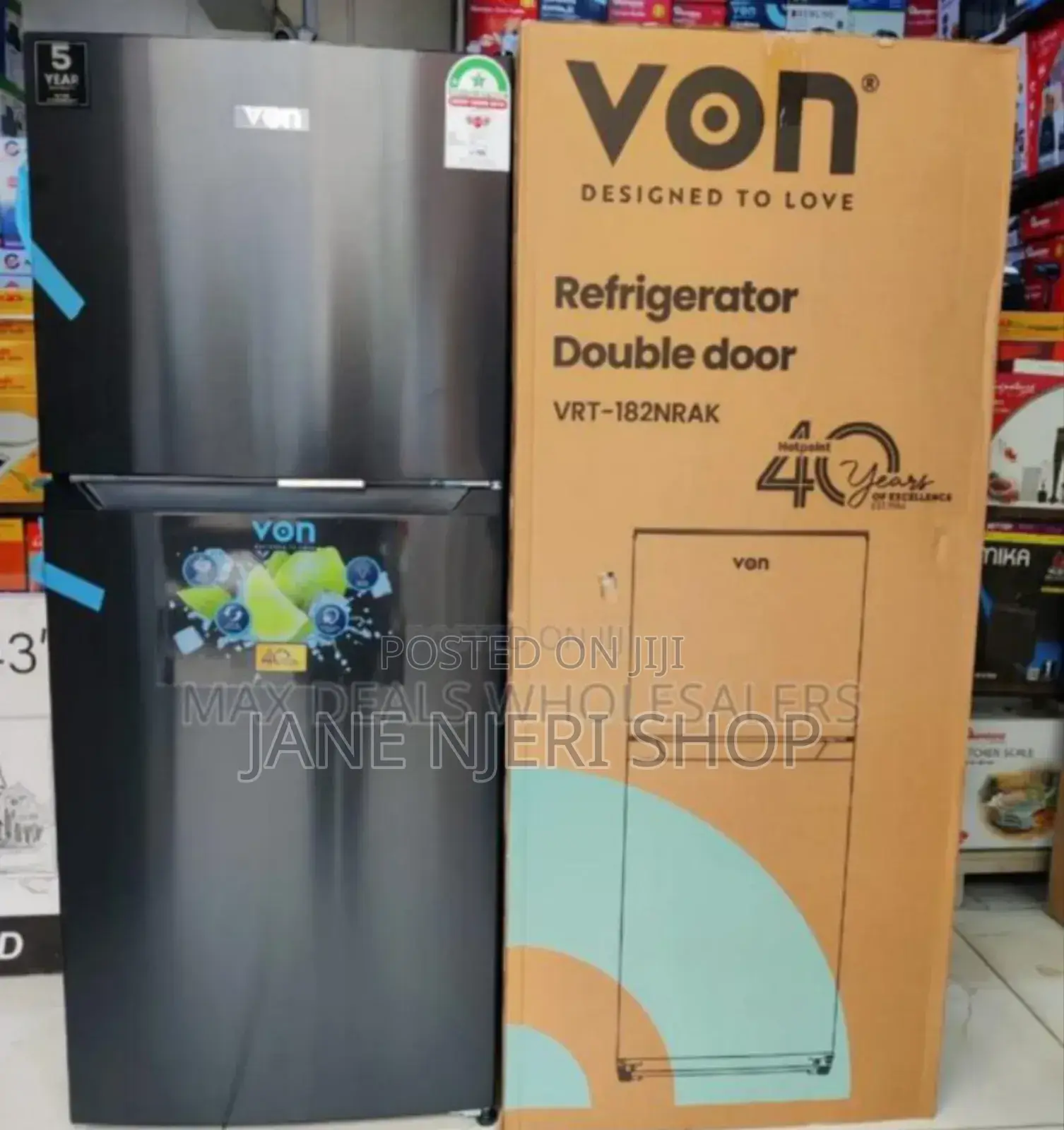 Original Double Door Von Refrigerator