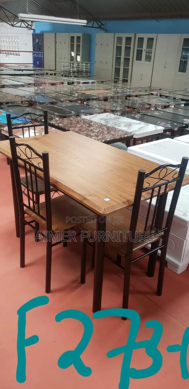 4-Seater Wooden Dining Table