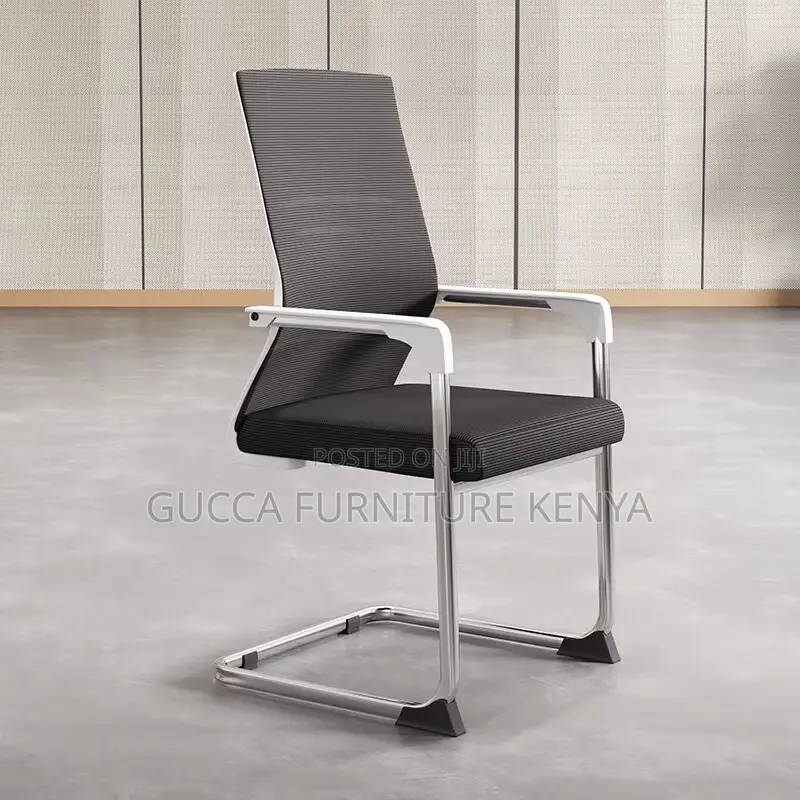 Office Chairs: Mesh Cantilever Visitors Office Bow Chair