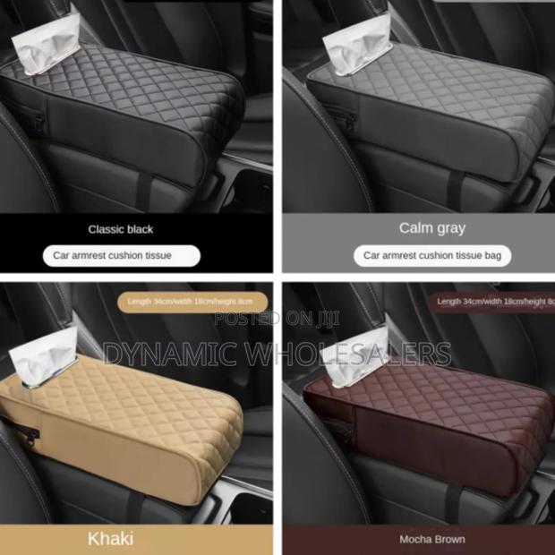 Car Armrest With Tissue Storage