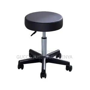 Home Chairs: Contemporary Height-Adjustable Round Barstool