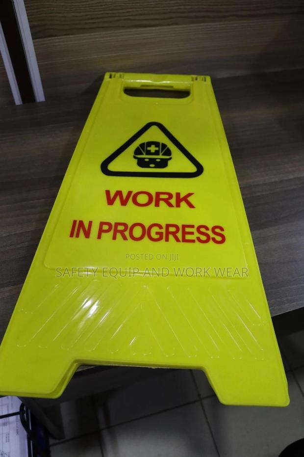 Work In Progress Signage - main view