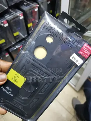 Hard Camshield Case With Ring Holder for Oppo Reno 8T -Black