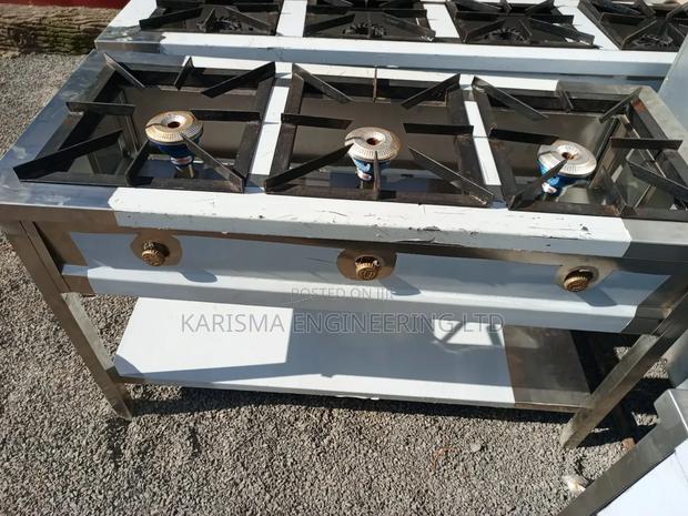 Fabricated Stainless Steel 3 Burner - main view