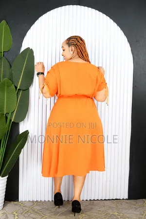 Classy Stylish Orange Women Dresses