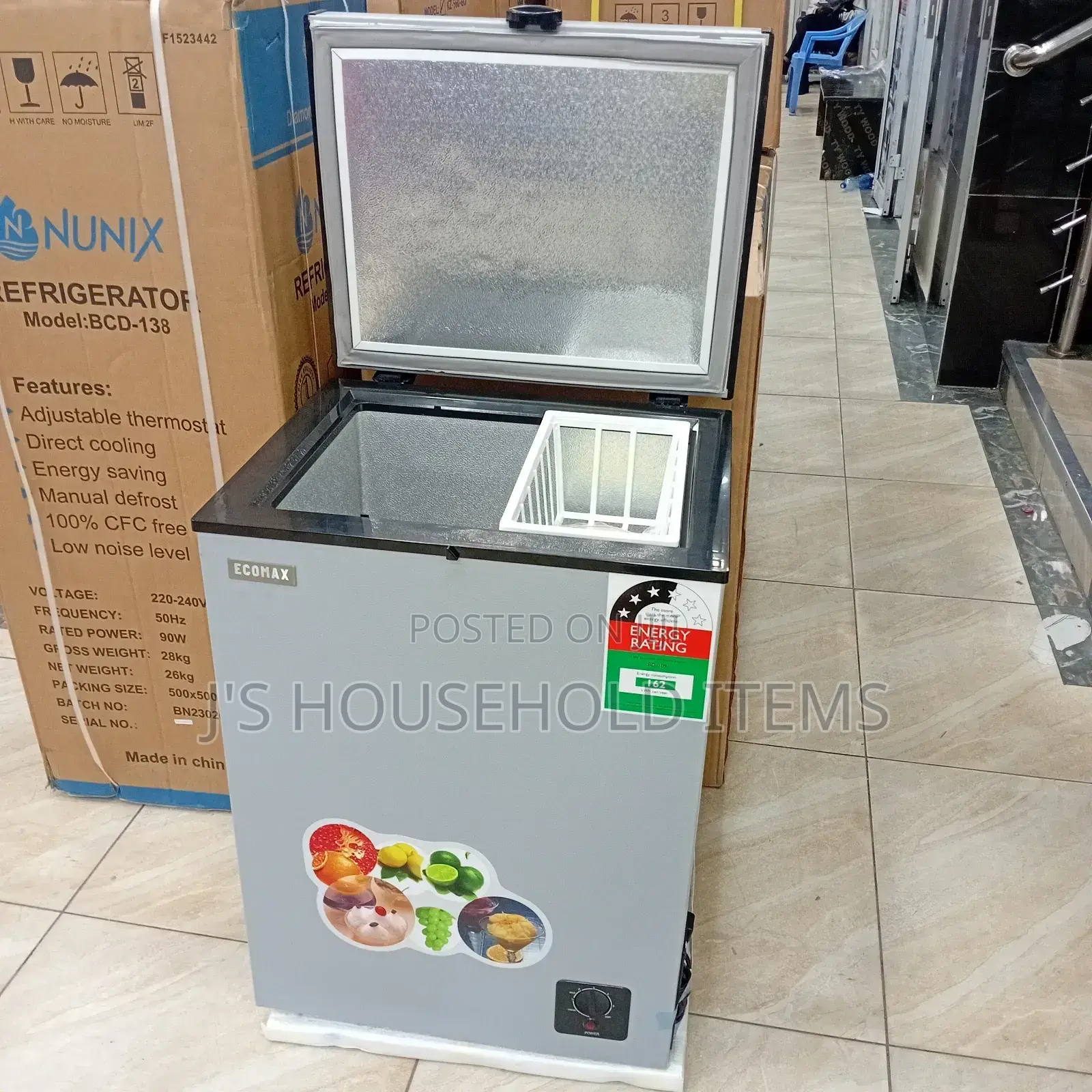 Ecomax 109l Freezer