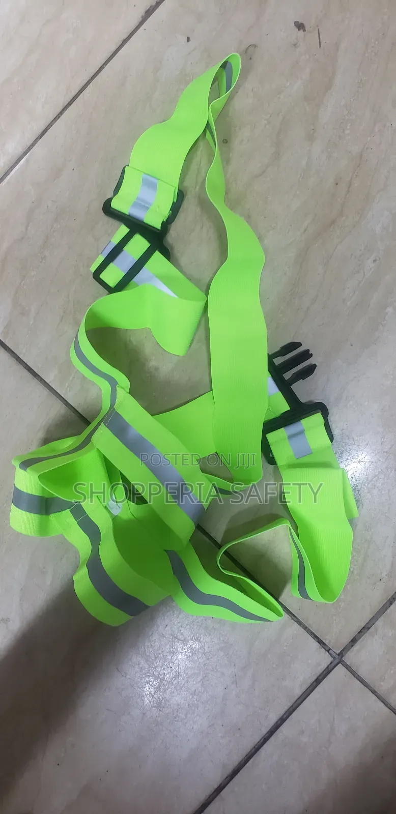 Reflector Belt Strap- Green