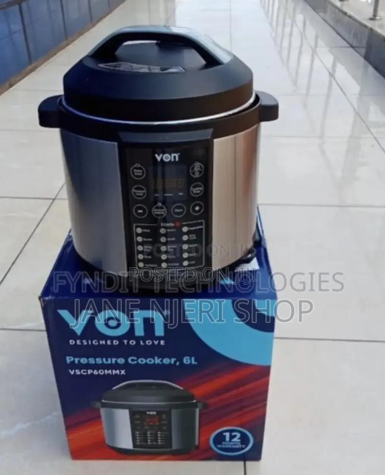 Best Quality 6 Litres Von Electric Pressure Cooker