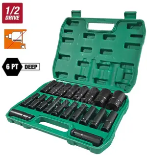 20 PCS Deep Impact Sockets Set, Auto Repair Sockets