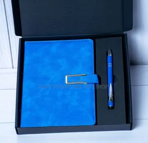 Blue Executive Notebook and a Pen