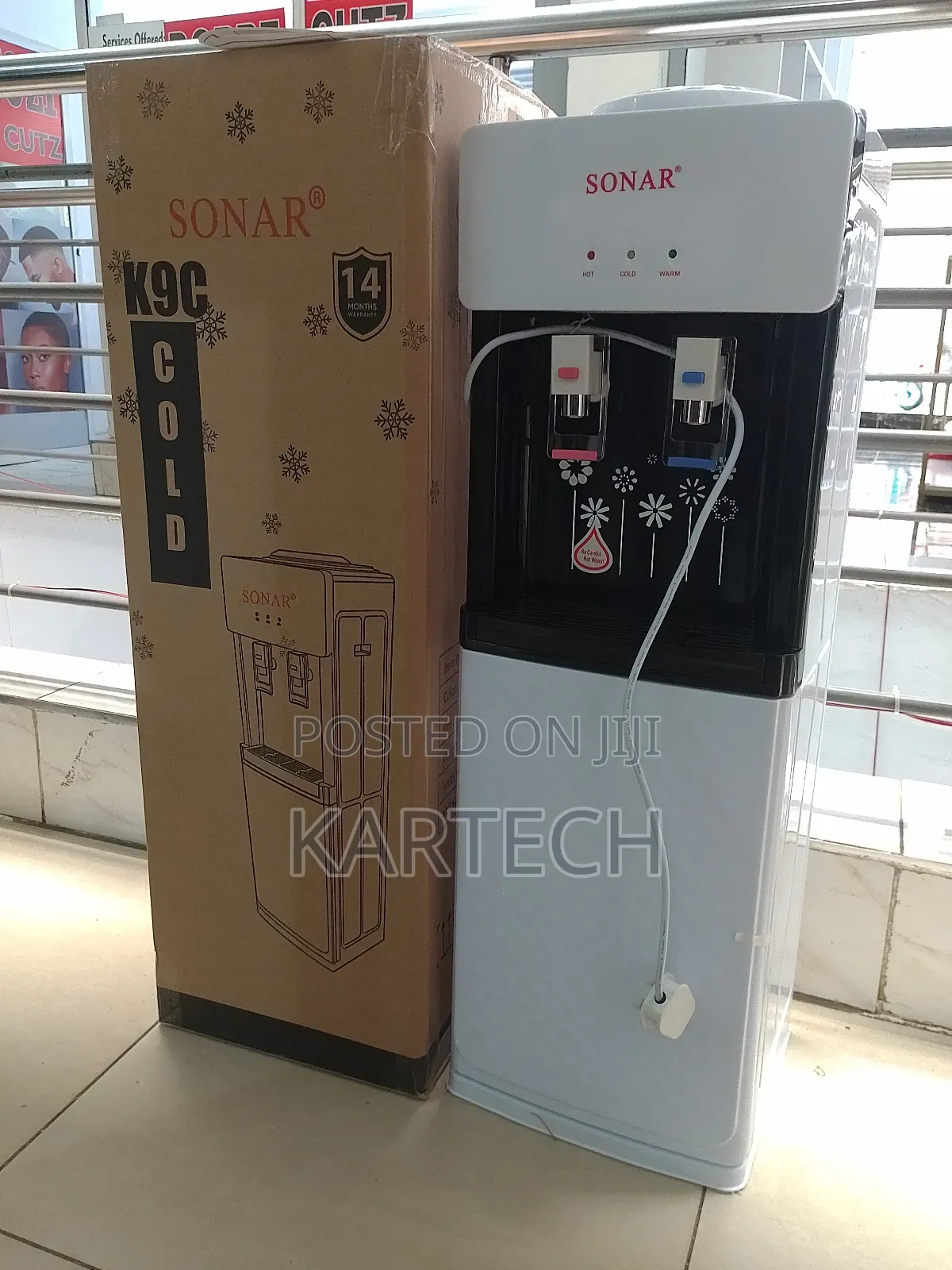 Sonar K9C Hot and Cold Freestanding Top Load Water Dispenser