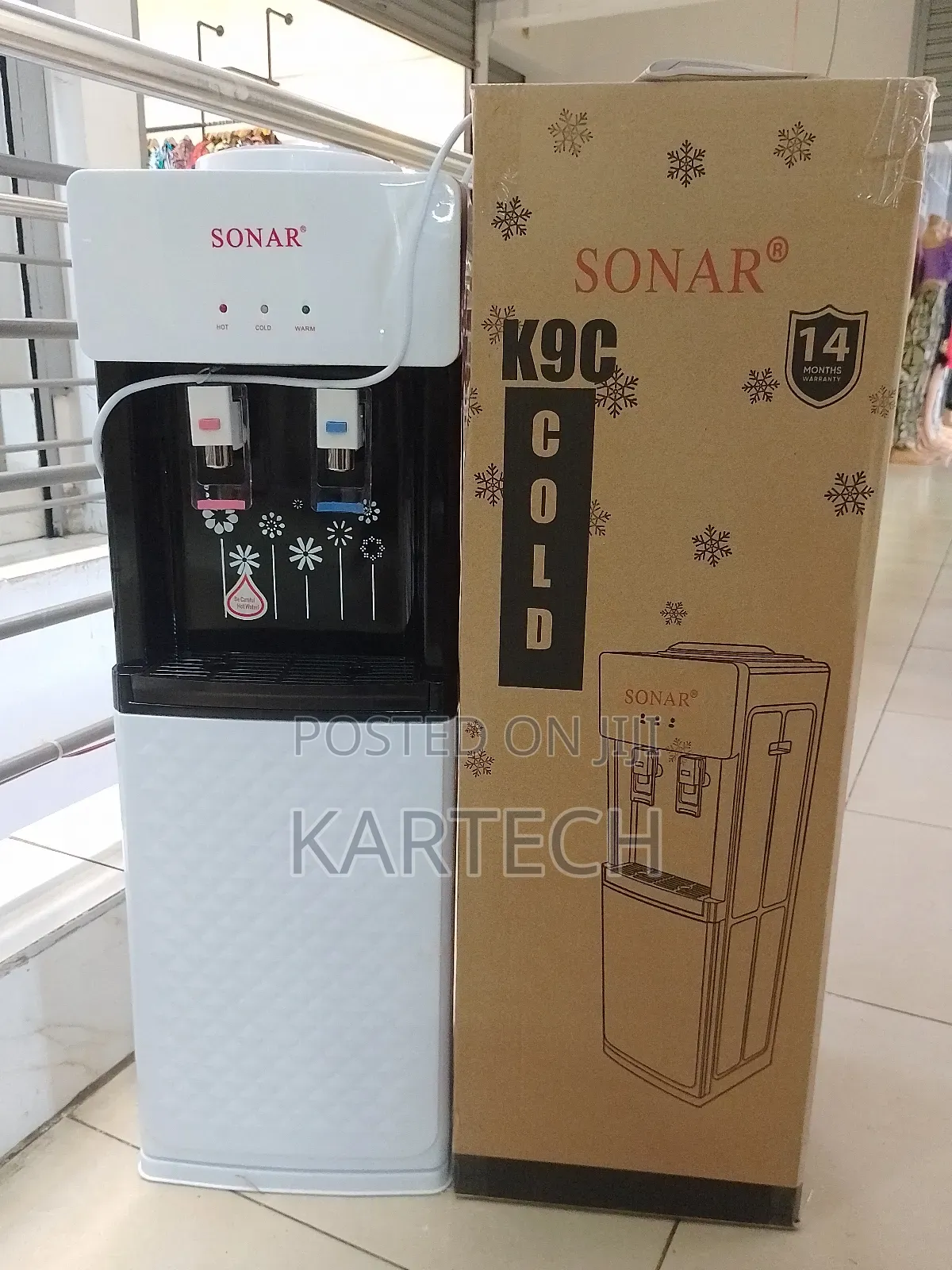 Sonar K9C Hot Cold Water Dispenser Top Load Two Taps