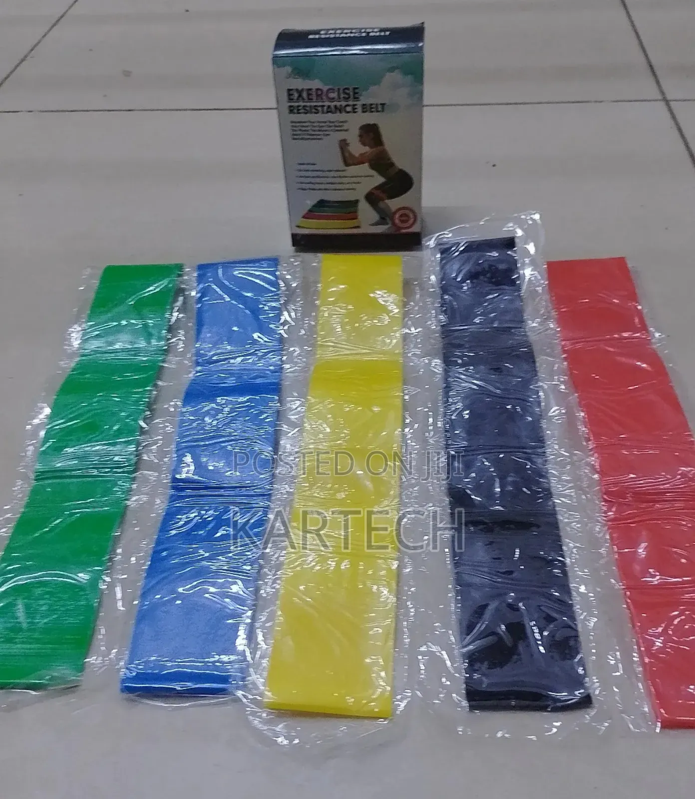 5pc Fitness Yoga Resistance Bands