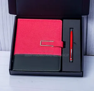 Red Executive Notebook and Pen