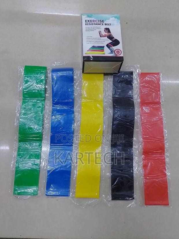 5pc Different Level Fitness Exercise Yoga Resistance Bands