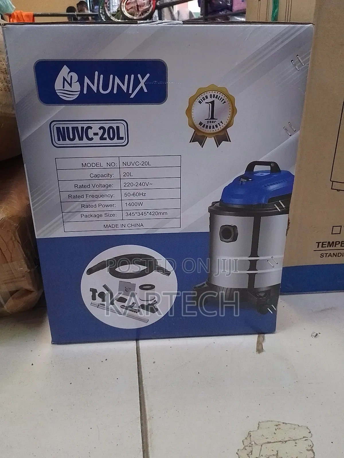 Nunix 20 Litres Vacuum Cleaner 3 in 1 Wet and Dry NUVC-20L