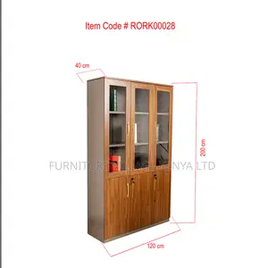Storage Cabinets; 3-Door Wooden Executive Office Cupboard