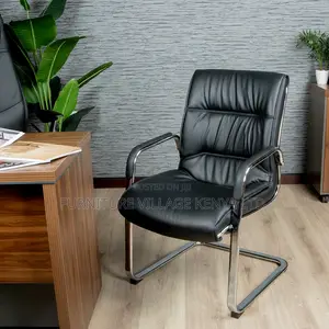 Office Visitor Seat; Executive High-Back Leather Desk Chair