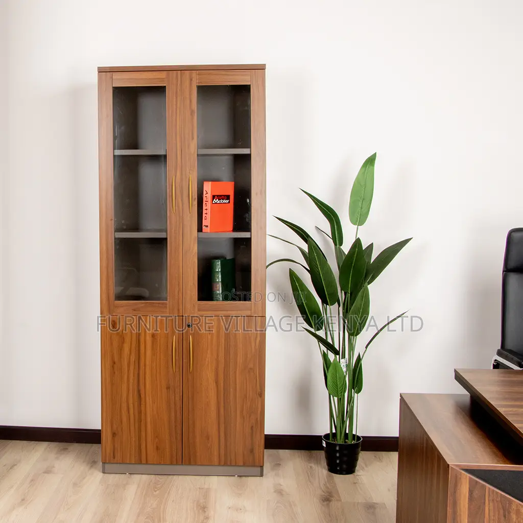 Double Door Wooden Executive Office Storage/ Filing Cabinet