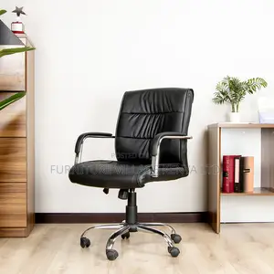 High-Back Executive Office Chair (Swivel Leather Seat)