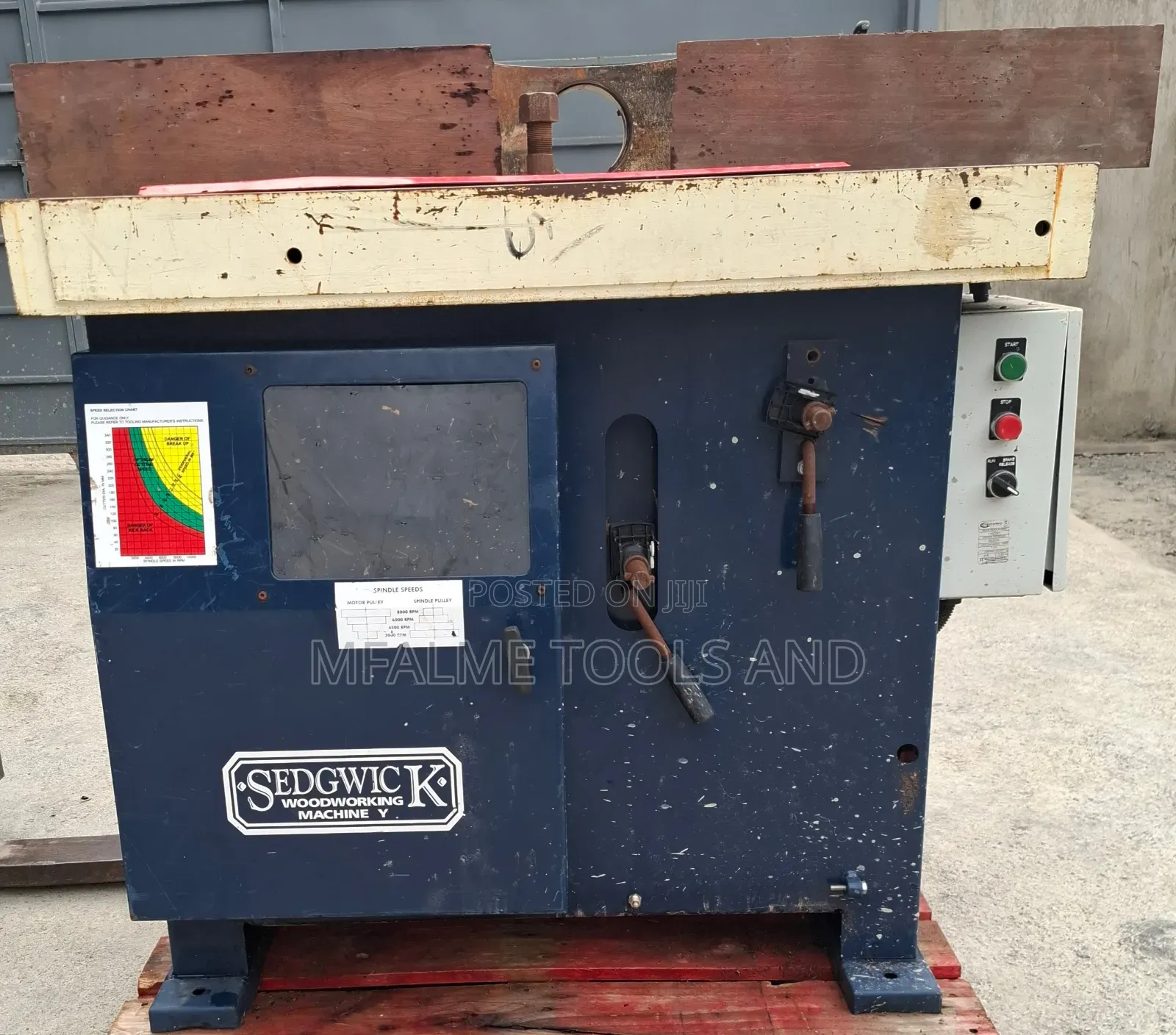 Sedgwick SM Spindle Moulder With Powerfeed Industrial EX-UK