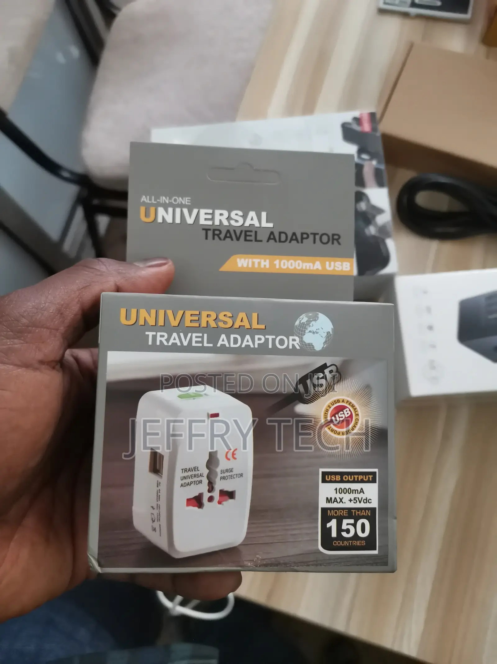 Universal Travel Adapter, Universal Adapter, All in One Inte