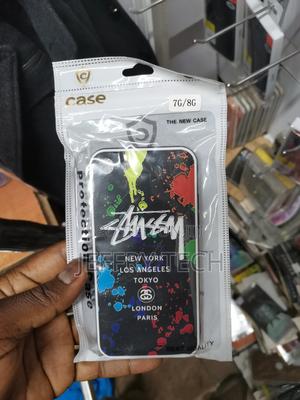 Silicon Flower Light Back Cover for iPhone 7/8 G Multicol - thumbnail 2