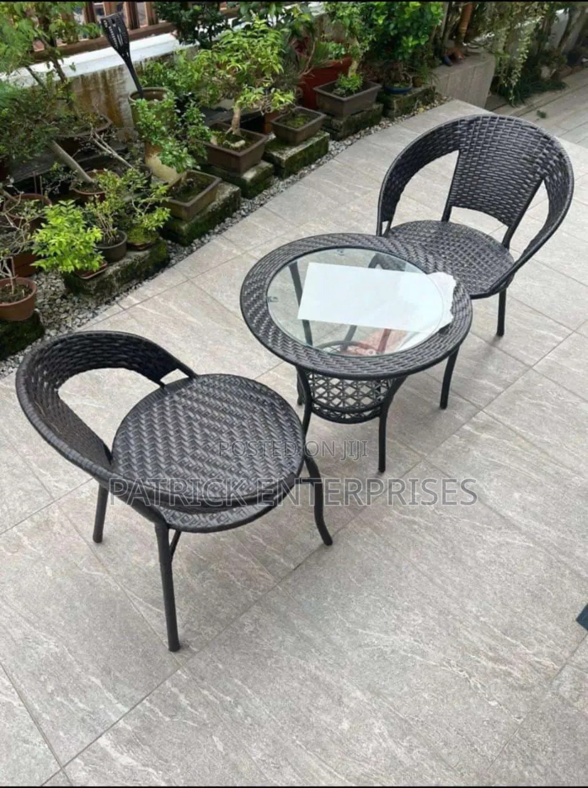 Imported Modern Outdoor/Dining Set Two Seater
