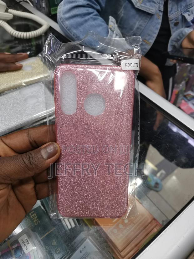 Huawei P30 Lite Back Case Glitter Bling Girly Cover - Pink - main view