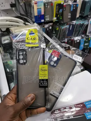 Reno 4 Soft Matt Color Button Camera Protection TPU Design