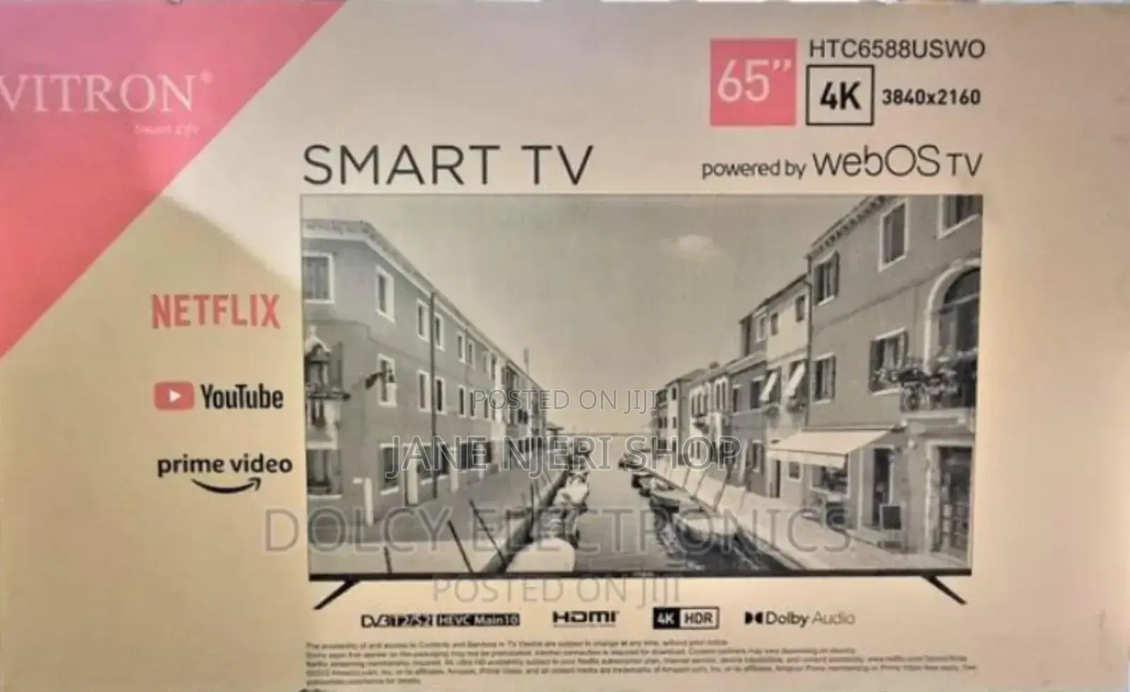 Webos Vitron 65"Smart Tv