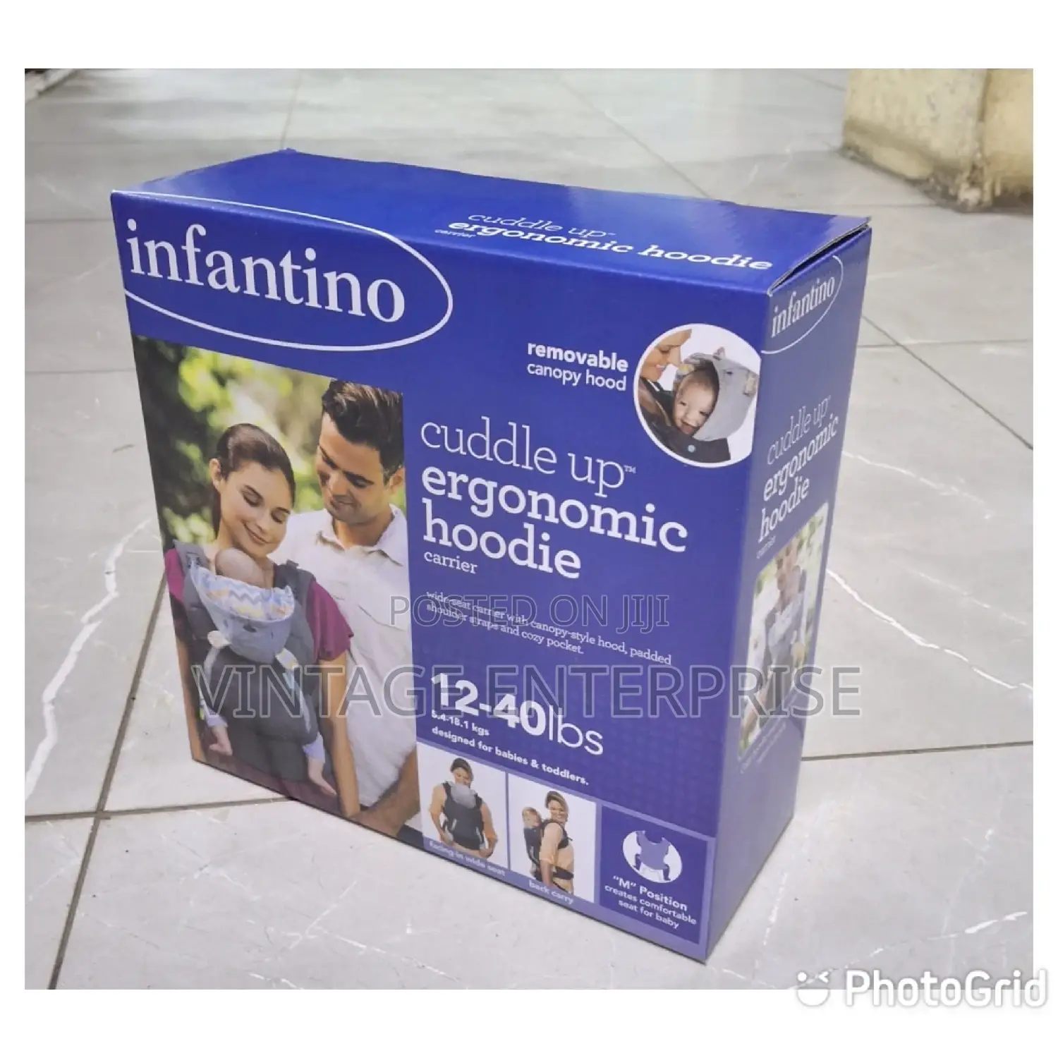 *Infantile Baby Carrier With Hood