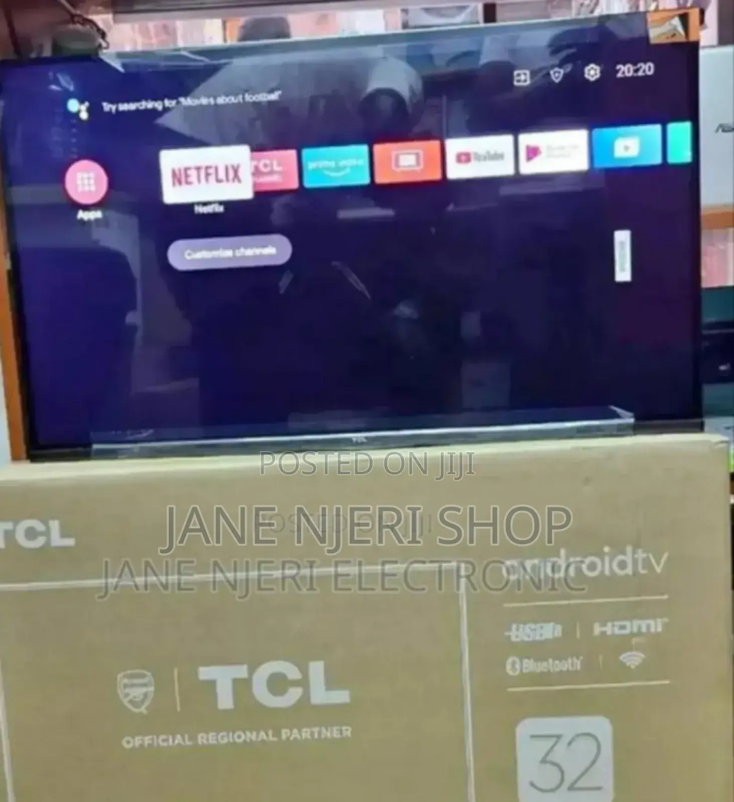 Original 32 Inch Smart Android TCL Tv