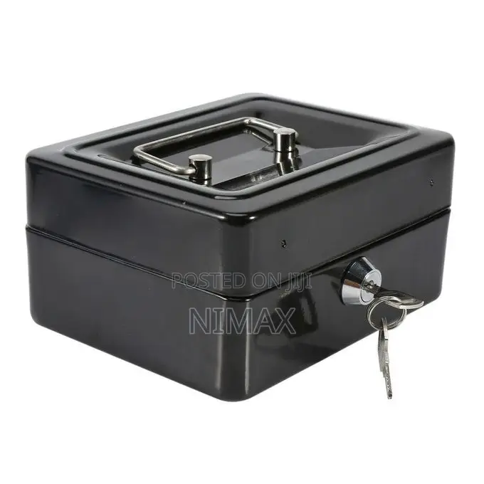 6" Inch Cash Box Money Docs Cashbox Multicoloured