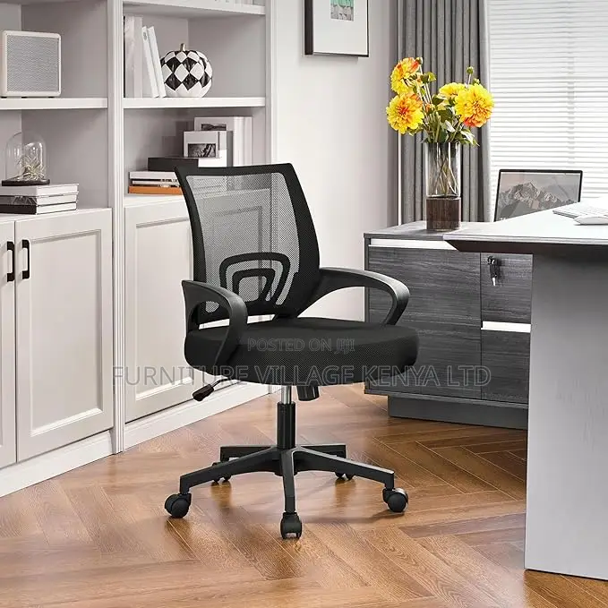 Office Chair: Mid -Back Cleric Office Chair