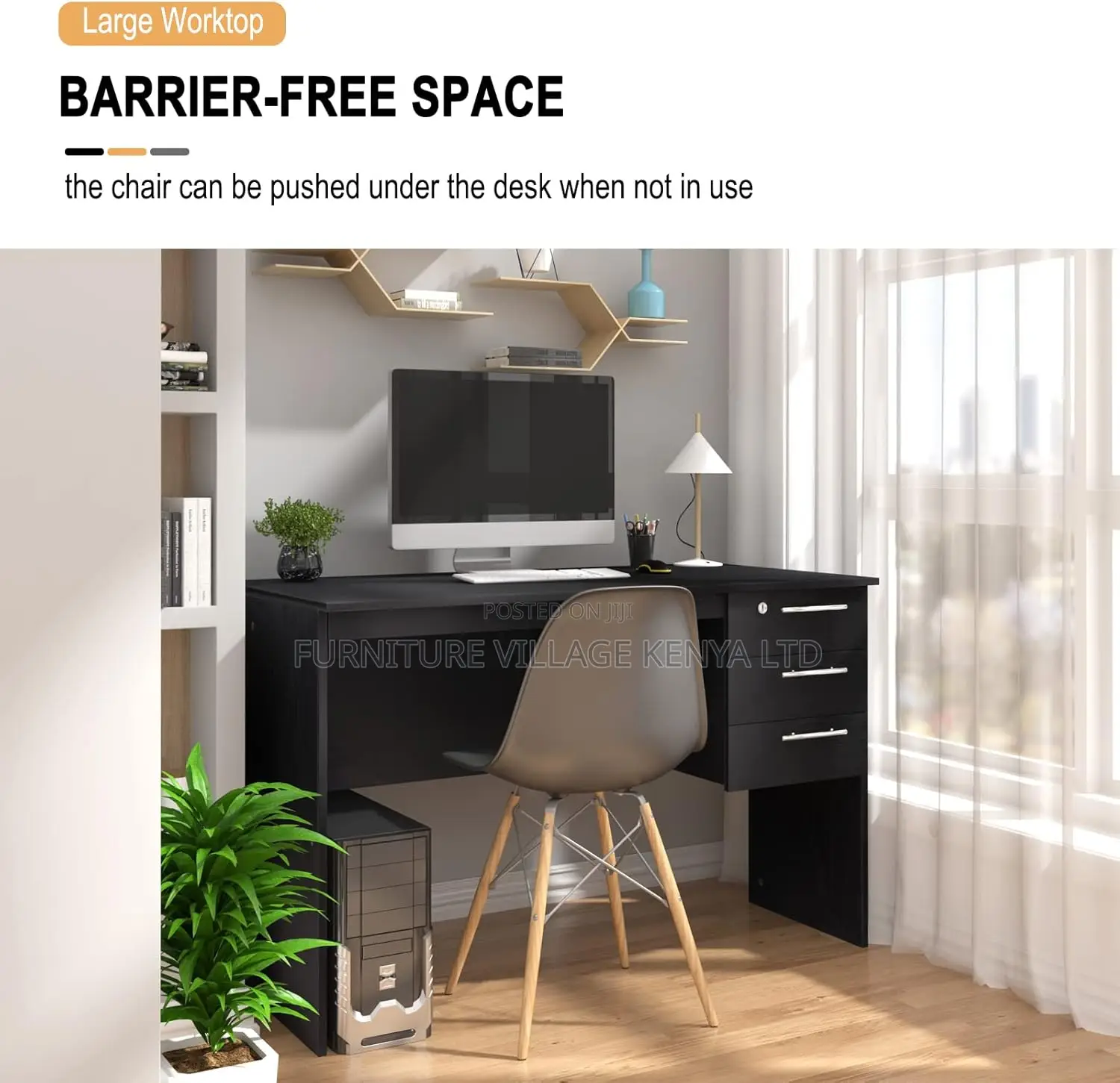 Office Desk: 1.2meter Home/Office Study Desk