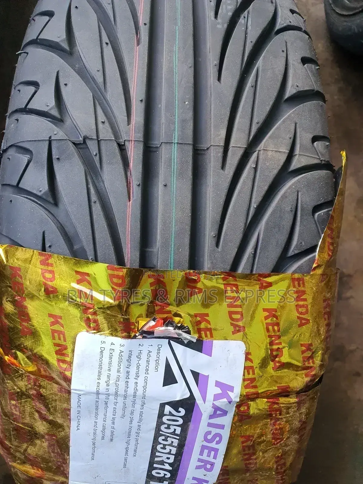 205 /55 R16 KENDA TYRES (New Technology)