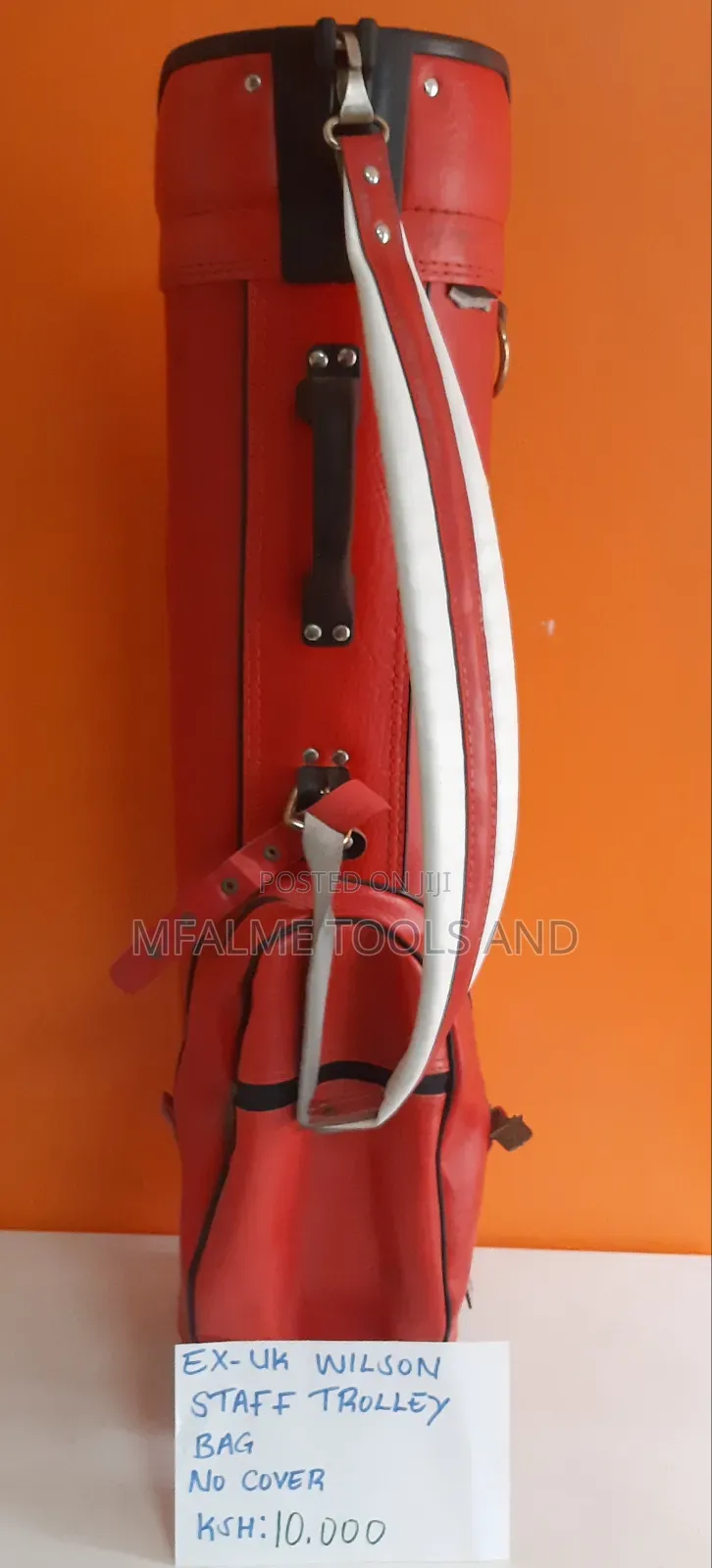 Golf Bag Genuine Leather Empty Ex-Uk