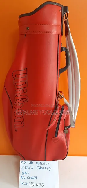 Golf Bag Genuine Leather Empty Ex-Uk