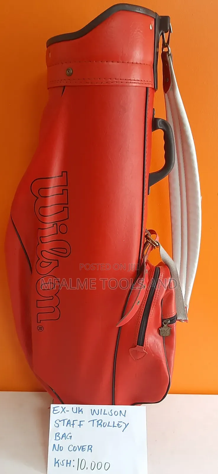 Golf Bag Genuine Leather Empty Ex-Uk